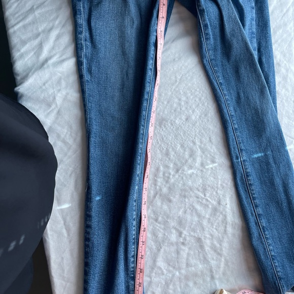Loft Outlet High Rise Skinny Curvy Button Fly Jeans Size 6 - Picture 13 of 16